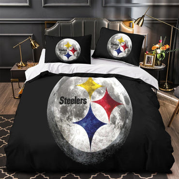 Pittsburgh Steelers Bedding Set Duvet Cover Without Filler (Online Order Only)