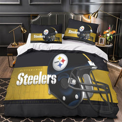Pittsburgh Steelers Bedding Set Duvet Cover Without Filler (Online Order Only)
