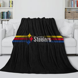 Pittsburgh Steelers Blanket Flannel Fleece Throw Room Decoration (Online Order Only)