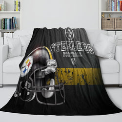 Pittsburgh Steelers Blanket Flannel Fleece Throw Room Decoration (Online Order Only)