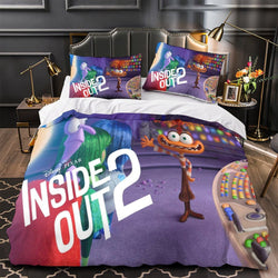 Pixar's Inside Out 2 Bedding Set Pattern Quilt Cover Without Filler (Online Order Only)