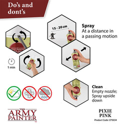 Army Painter Colour Primer: Pixie Pink (ONLINE ORDER ONLY)