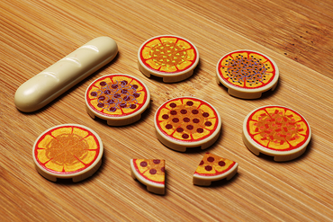 Pizza Pack made using LEGO parts - B3 Customs (Online Order Only)