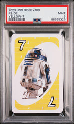 2023 UNO DISNEY 100 R2 D2 YELLOW 7 PSA 9 (Online Order Only)