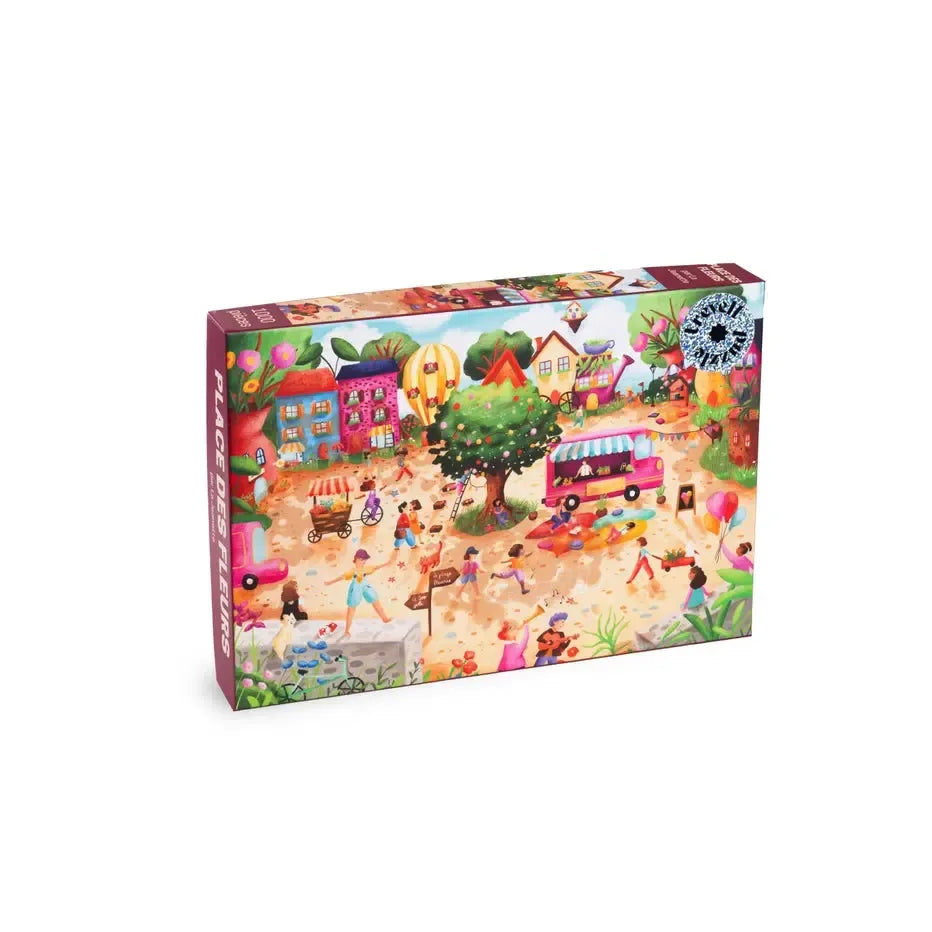 Place Des Fleurs (Flower Square) 1000 Piece Premium Jigsaw Puzzle Trevell (ONLINE ORDER ONLY)