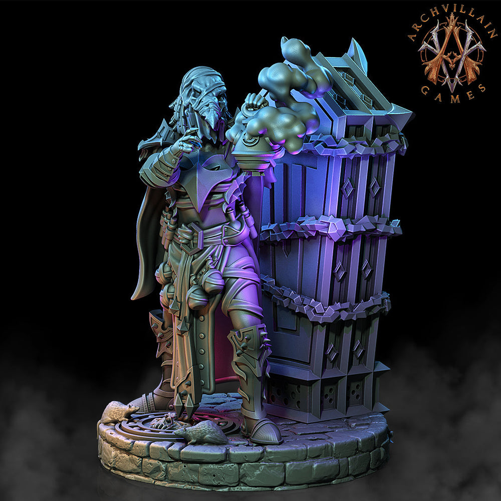 3D Printed Archvillain Games The Deathknight Order Plaguebearers 28 32mm D&D (Online Only)