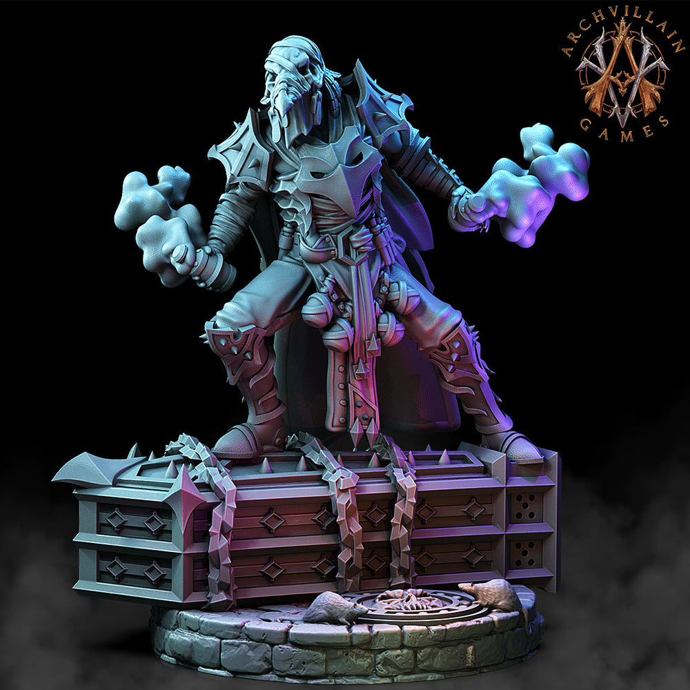 3D Printed Archvillain Games The Deathknight Order Plaguebearers 28 32mm D&D (Online Only)