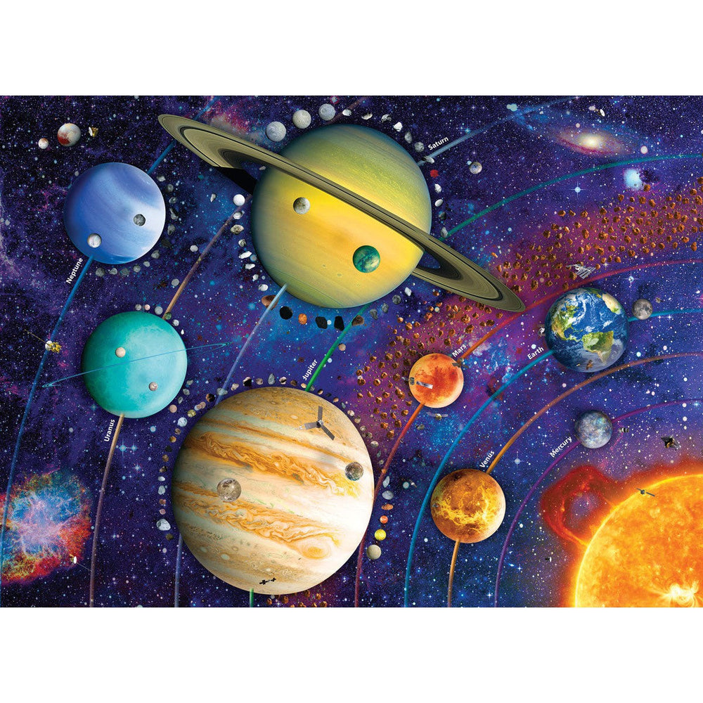 Planets of the Solar System 1000 Piece Jigsaw Puzzle Eurographics (ONLINE ORDER ONLY)