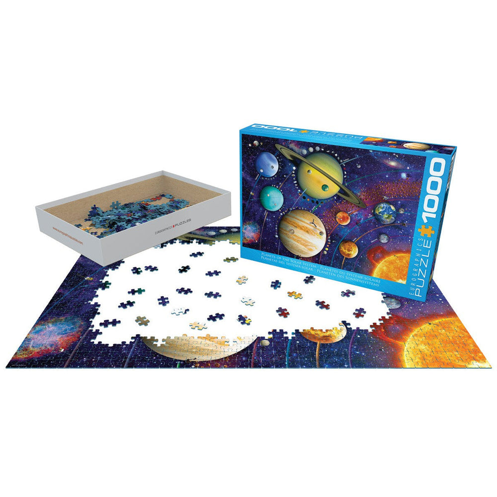 Planets of the Solar System 1000 Piece Jigsaw Puzzle Eurographics (ONLINE ORDER ONLY)