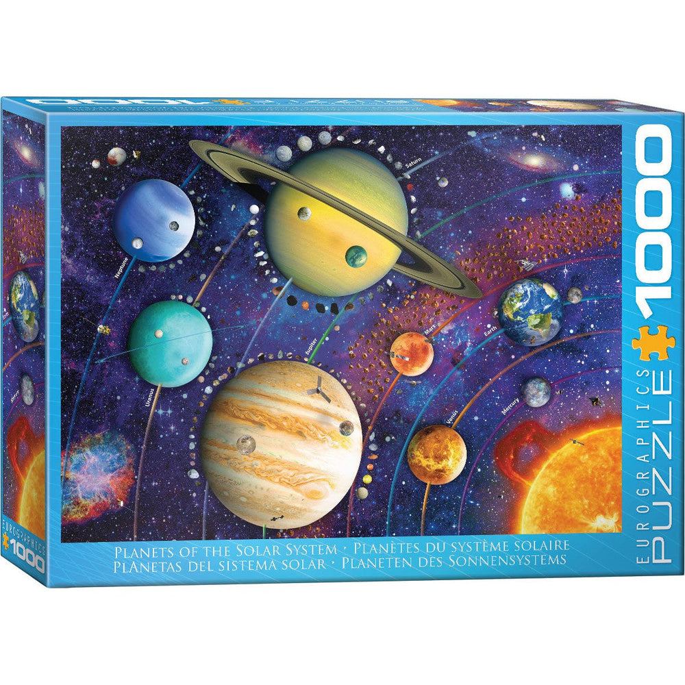 Planets of the Solar System 1000 Piece Jigsaw Puzzle Eurographics (ONLINE ORDER ONLY)