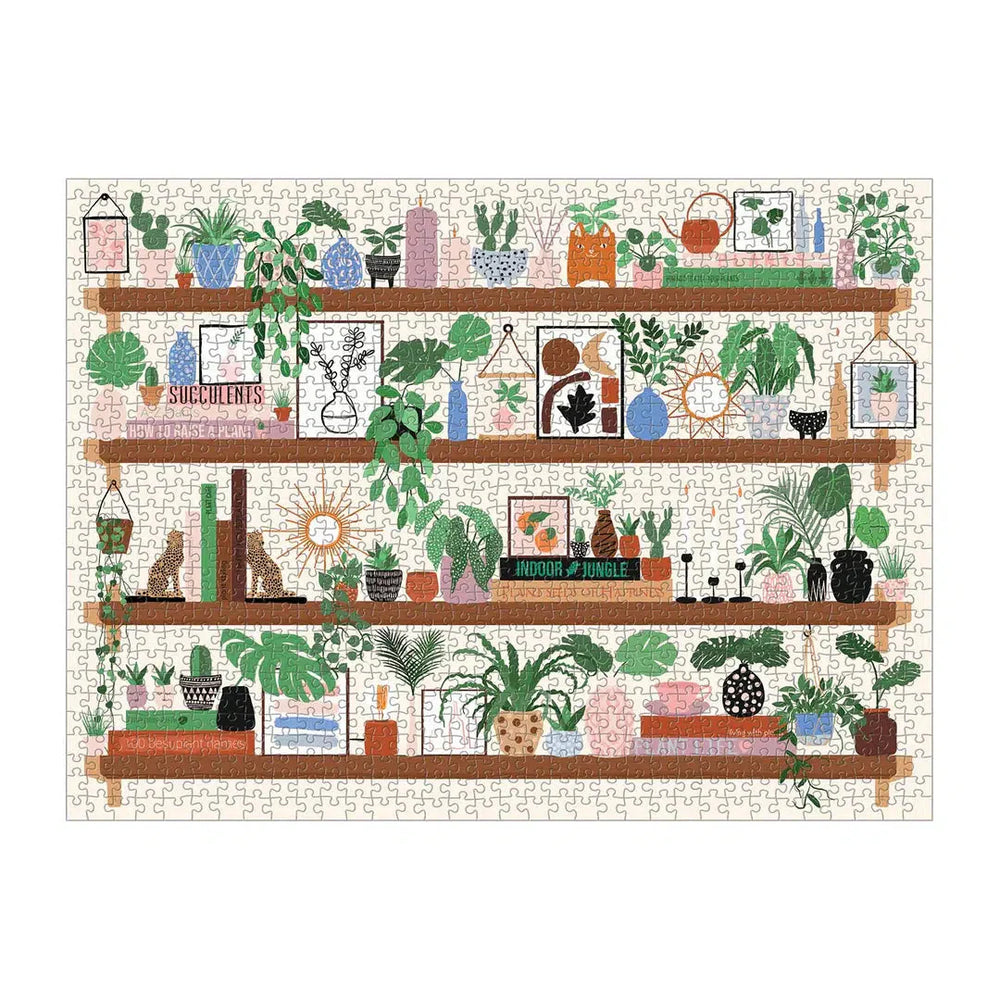 Plant Shelfie 1000 Piece Jigsaw Puzzle Galison (ONLINE ORDER ONLY)