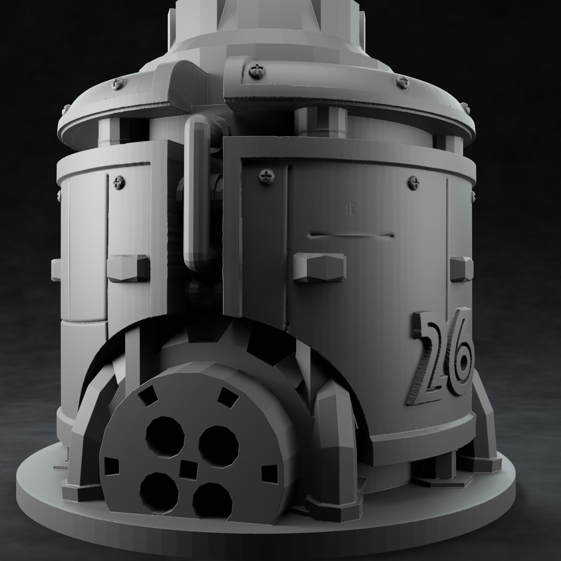 3D Printed Nafarrate Plasma Module Space Orcs 28 32 mm D&D (Online Only)