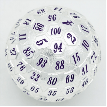 45mm Metal D100 - Platinum with Purple (ONLINE ORDER ONLY)