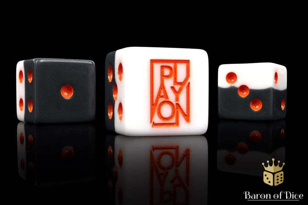 Play On Tabletop | Official Dice Series | Grey Layered (ONLINE ORDER ONLY)