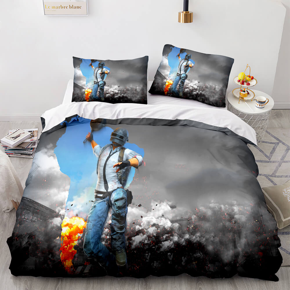 PlayerUnknown's Battlegrounds Cosplay Bedding Sets Quilt Covers Without Filler (Online Order Only)