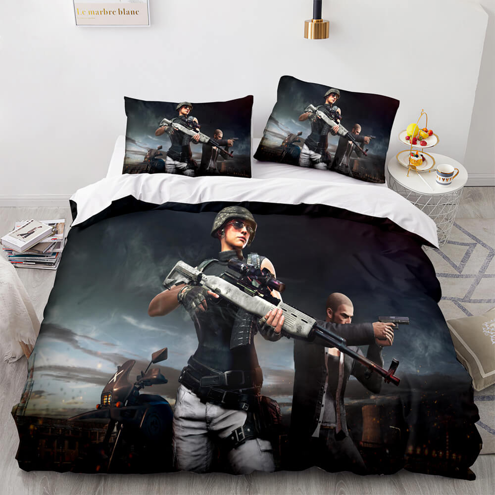 PlayerUnknown's Battlegrounds Cosplay Bedding Sets Quilt Covers Without Filler (Online Order Only)