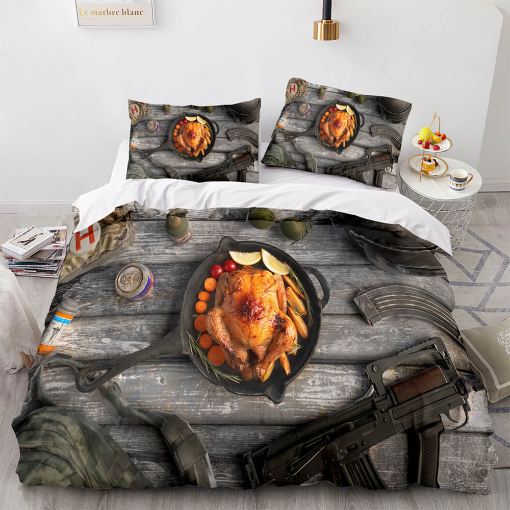 PlayerUnknown's Battlegrounds Cosplay Bedding Sets Quilt Covers Without Filler (Online Order Only)