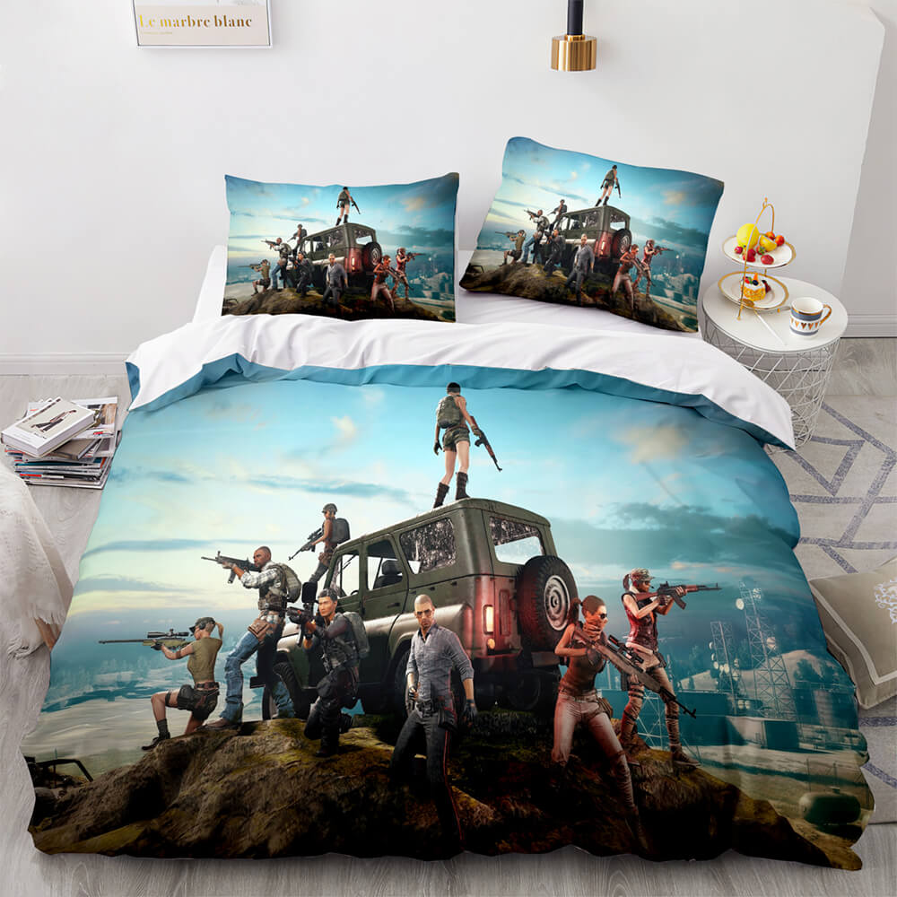PlayerUnknown's Battlegrounds Cosplay Bedding Sets Quilt Covers Without Filler (Online Order Only)