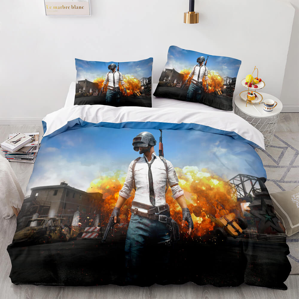 PlayerUnknown's Battlegrounds Cosplay Bedding Sets Quilt Covers Without Filler (Online Order Only)