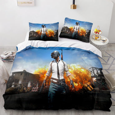 PlayerUnknown's Battlegrounds Cosplay Bedding Sets Quilt Covers Without Filler (Online Order Only)