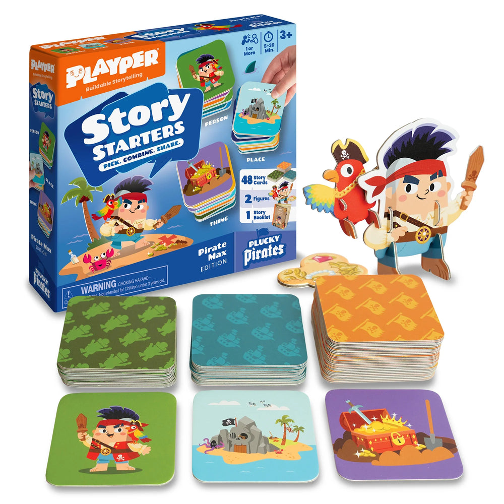 Story Starters: Create a Story Cards for Kids - Pirate Max Edition (50% off) (ONLINE ORDER ONLY)