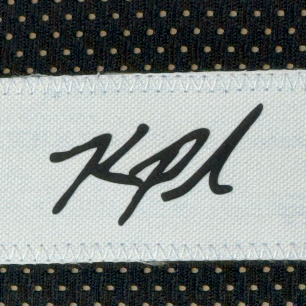 Framed Facsimile Autographed Kelsey Plum 35x39 Las Vegas Black Reprint Laser Auto Basketball Jersey (ONLINE ORDER ONLY)