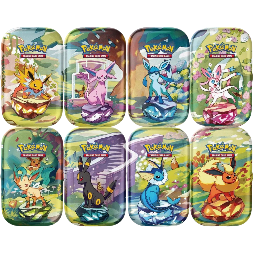 Randomly Assorted Pokemon Prismatic Evolution Mini-Tin | New (ONLINE ORDER ONLY)