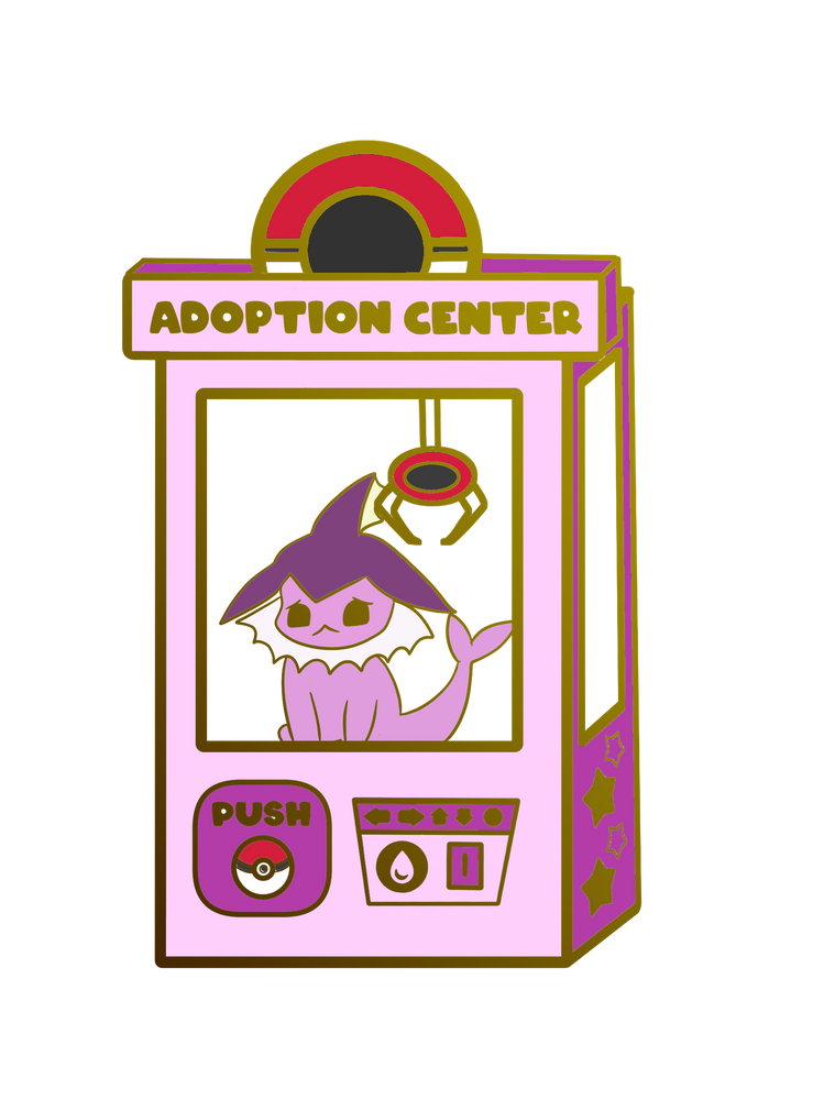 Pokemon: Shiny Vaporeon Adoption Center Enamel Pin (ONLINE ORDER ONLY)