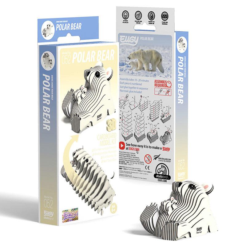 Polar Bear 3D Cardboard Model Kit Eugy (ONLINE ORDER ONLY)