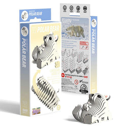 Polar Bear 3D Cardboard Model Kit Eugy (ONLINE ORDER ONLY)