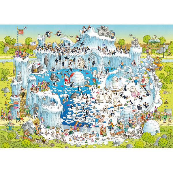 Polar Habitat Funky Zoo 1000 Piece Jigsaw Puzzle Heye (ONLINE ORDER ONLY)