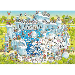 Polar Habitat Funky Zoo 1000 Piece Jigsaw Puzzle Heye (ONLINE ORDER ONLY)