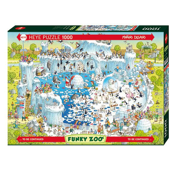 Polar Habitat Funky Zoo 1000 Piece Jigsaw Puzzle Heye (ONLINE ORDER ONLY)