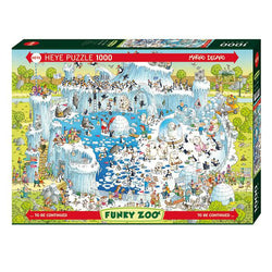 Polar Habitat Funky Zoo 1000 Piece Jigsaw Puzzle Heye (ONLINE ORDER ONLY)