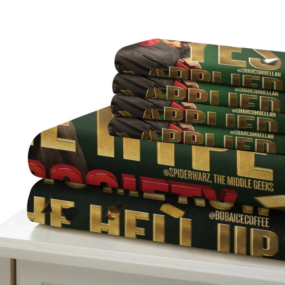 Polite Society Bedding Set Pattern Quilt Cover (Online Order Only)