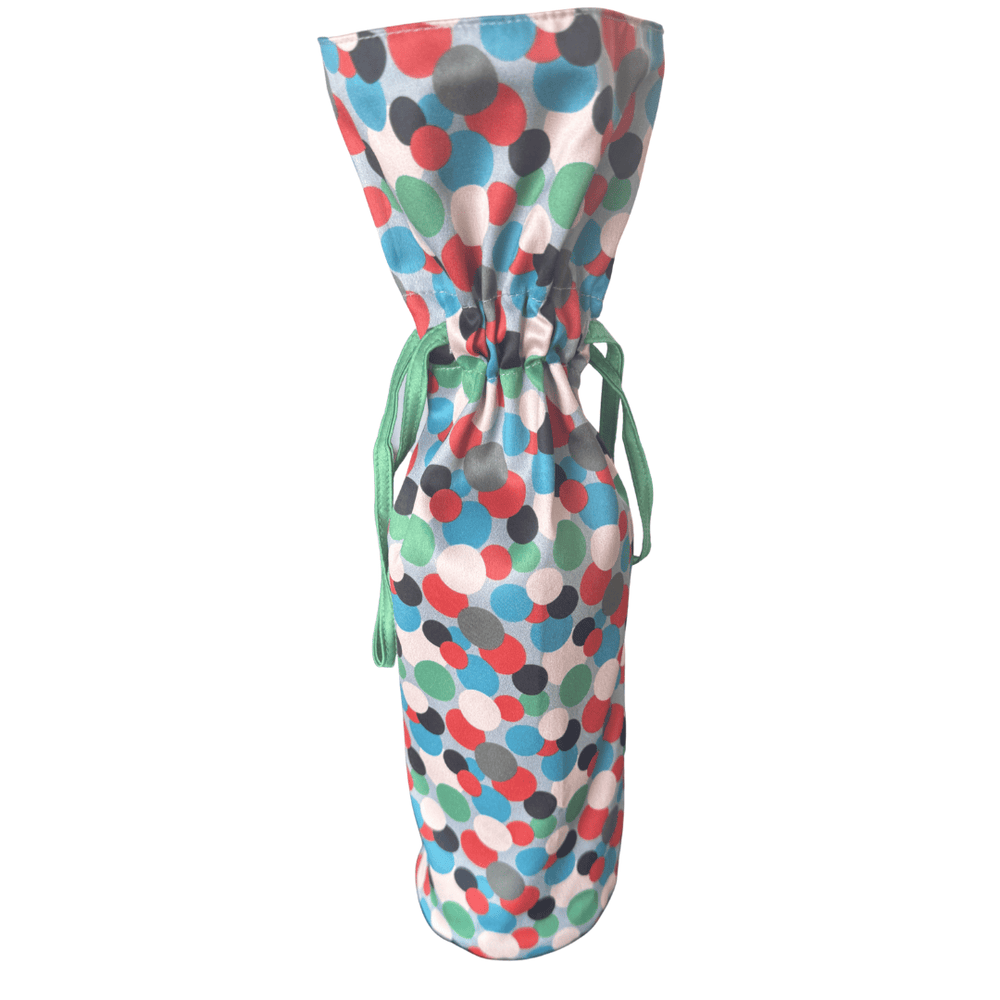 Large Reversible Reusable Fabric Wine Gift Bag | Polka Dots (ONLINE ORDER ONLY)