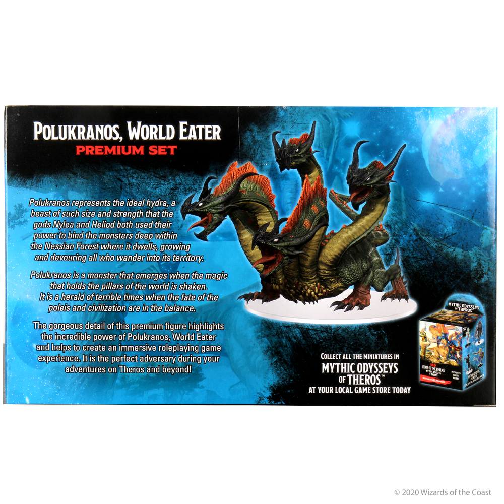 D&D: Icons of the Realms - Mythic Odysseys of Theros - Polukranos, World Eater Premium Figure (ONLINE ORDER ONLY)