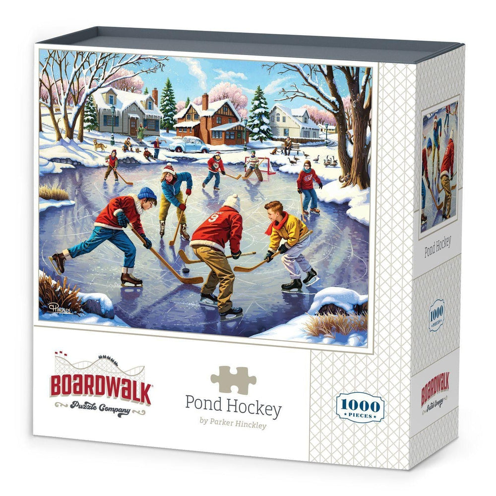 Pond Hockey 1000 Piece Jigsaw Puzzle Boardwalk (ONLINE ORDER ONLY)