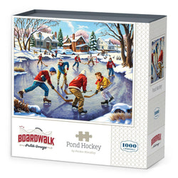 Pond Hockey 1000 Piece Jigsaw Puzzle Boardwalk (ONLINE ORDER ONLY)