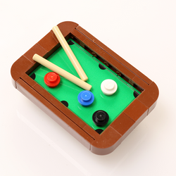 Pool Table Building Kit made from LEGO parts (Online Order Only)