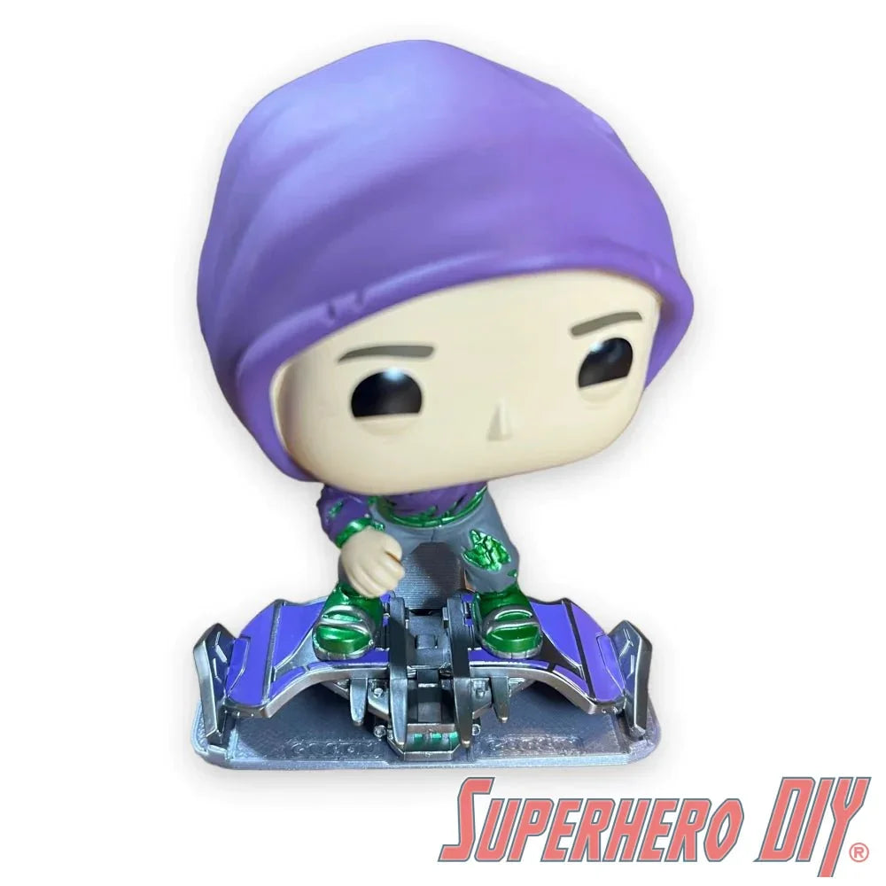 Pop Shelf for Green Goblin | Fits Funko Pop! Green Goblin from Spider-Man No Way Home | Comes with command strip | No drilling or screws (ONLINE ORDER ONLY)
