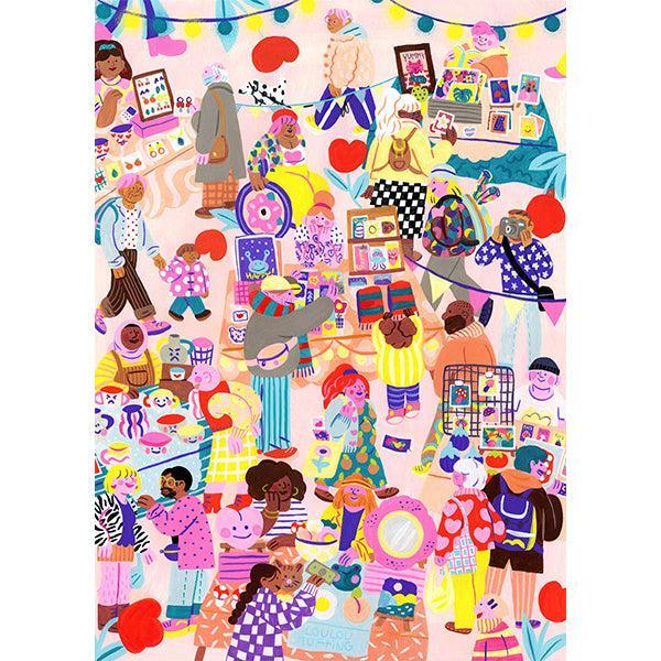 Pop-Up Market 1000 Piece Jigsaw Puzzle Holiyay