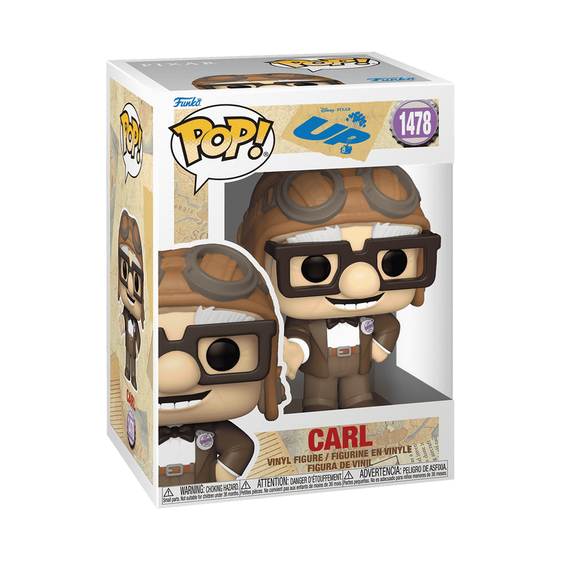 Funko POP! Up - Carl in Aviator Hat Vinyl Figure #1478 (ONLINE ORDER ONLY)