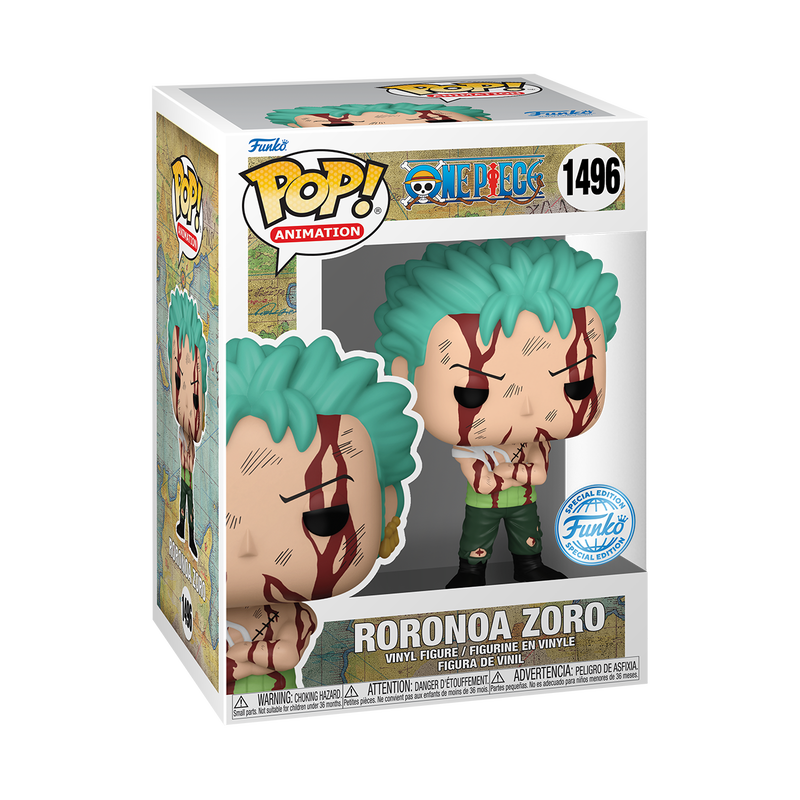 Funko POP! One Piece - Zoro (Nothing Happened) Vinyl Figure #1496 Special Edition Exclusive (ONLINE ORDER ONLY)