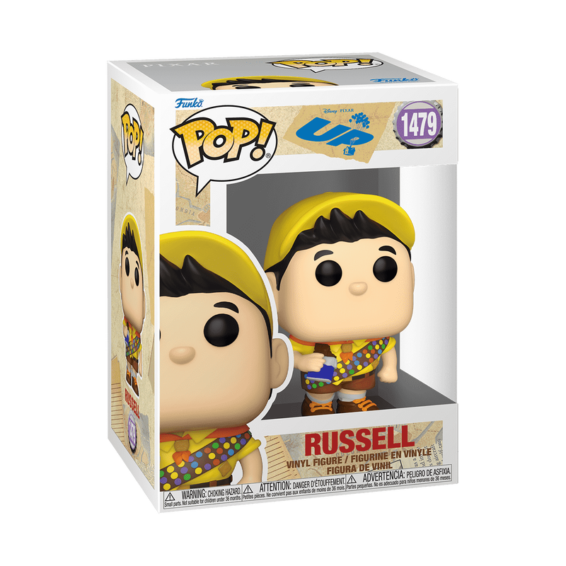 Funko POP! Up - Russell with Chocolate Bar Vinyl Figure #1479 (ONLINE ORDER ONLY)