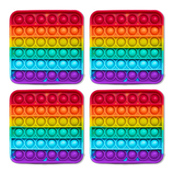 4 Extra Rainbow Fidget Mats (The Fidget Game: Sight Words) (Online Order Only)