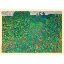 Poppy Field by Gustav Klimt 1000 Piece Jigsaw Puzzle Flame Tree