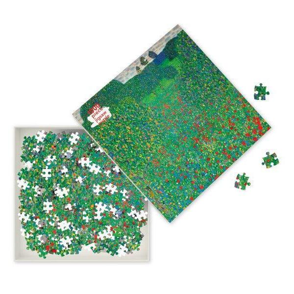 Poppy Field by Gustav Klimt 1000 Piece Jigsaw Puzzle Flame Tree