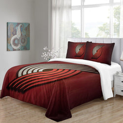 Portland Trail Blazers Bedding Set Duvet Cover Without Filler (Online Order Only)