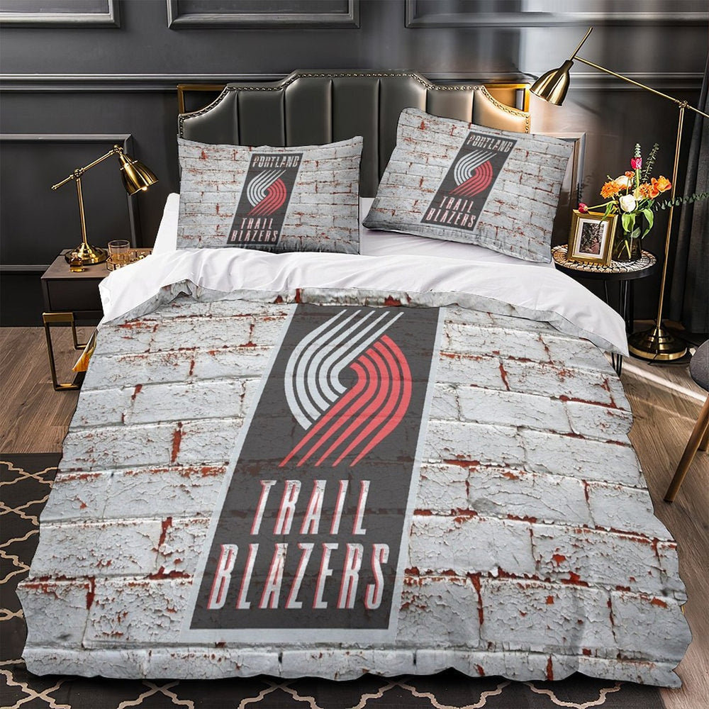 Portland Trail Blazers Bedding Set Duvet Cover Without Filler (Online Order Only)